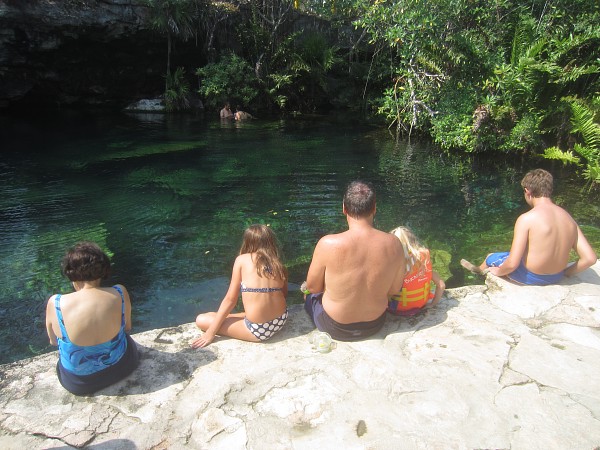 Experiencing a cenote