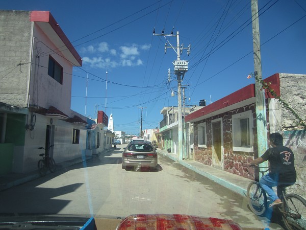 The 1 road into town